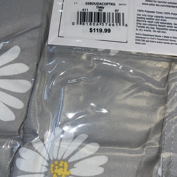 THE BIG ONE Reversible Down Alternative Daisy King Comforter Hypoallergenic - Picture 10 of 11